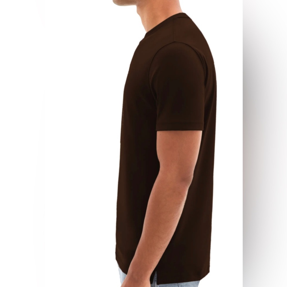 CLEARANCE: Robert Barakett Brown Shirt (XXL) Flawed - Picture 3 of 6